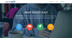Desktop Screenshot of neverstill.com